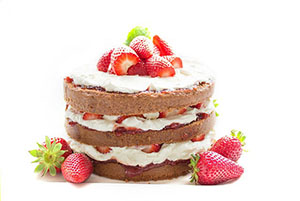 Strawberry cake small image